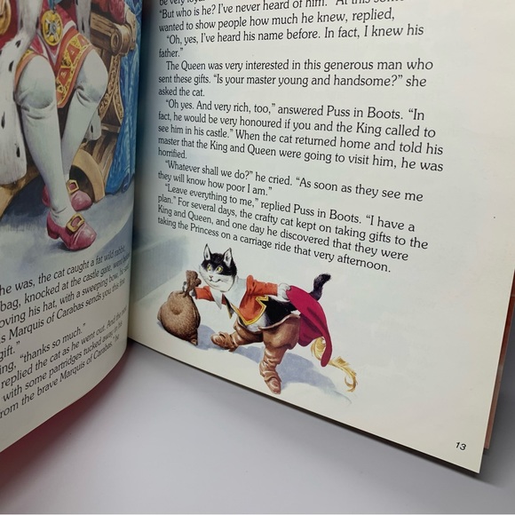 Golden Fairy Tales: Puss 'n Boots Vintage Book - Picture 7 of 11